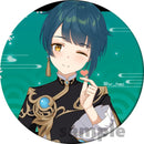 Kostenloser Versand 58mm Online Spiel Genshin Impact Brosche Cosplay Abzeichen Zubehör für Kleidung Rucksack Dekoration Geschenk