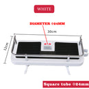 Shower Storage Holder Rack Bathroom Lifting Bar Support Tray No Punching ABS Organizer Bathroom Shelf