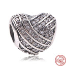 100% 925 Sterling Silber Feder Stammbaum Schneeflocken Junge baumeln Perlen passend für Original Pandora Charms Armbänder DIY Damen Schmuck