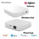 Tuya Zigbee Bridge Smart Home Zigbee Gateway Hub Remote Control Zigbee Devices Via Smart Life APP Works with Alexa Google Home