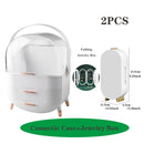 Transparent Cosmetic Storage Box Makeup Drawer Organizer Jewelry Nail Polish Make Up Container Desktop Beauty Storage Case