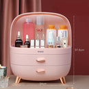 Transparent Cosmetic Storage Box Makeup Drawer Organizer Jewelry Nail Polish Make Up Container Desktop Beauty Storage Case