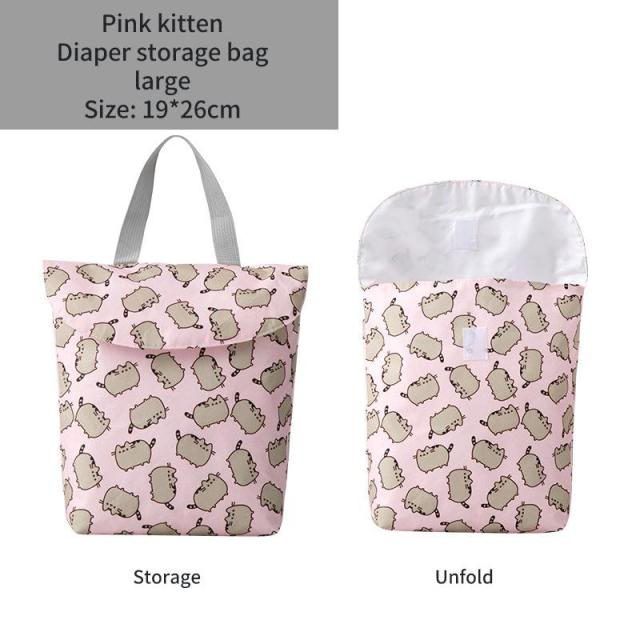 Bolsas de pañales para bebés, bolsa de maternidad, impermeable, mochila de pañales de tela húmeda, funda de pañales reutilizable, bolsa seca y húmeda para el cuidado del bebé de mamá