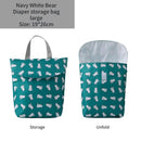 Bolsas de pañales para bebés, bolsa de maternidad, impermeable, mochila de pañales de tela húmeda, funda de pañales reutilizable, bolsa seca y húmeda para el cuidado del bebé de mamá