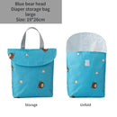 Bolsas de pañales para bebés, bolsa de maternidad, impermeable, mochila de pañales de tela húmeda, funda de pañales reutilizable, bolsa seca y húmeda para el cuidado del bebé de mamá