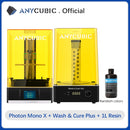 ANYCUBIC Photon Mono X 3D Printer 8.9 inch 4K Monochrome LCD UV Resin Printers 3D Printing High Speed APP Control SLA 3D Printer