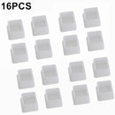 8/16pcs Furniture Chair Leg Caps Rubber Feet Protector Table Feet Cover Floor Protector Non-slip Desk Chair Pad Mat Caps Foot