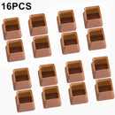 8/16pcs Furniture Chair Leg Caps Rubber Feet Protector Table Feet Cover Floor Protector Non-slip Desk Chair Pad Mat Caps Foot