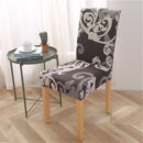 Plain Dining Chair Cover Spandex Elastic Chair Slipcover Case Stretch Seat Cover for Wedding Hotel Banquet Living Room