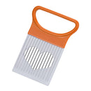 Magic Kitchen Gadgets Onion Slicer Safe Fork  Tomato Vegetables Slicing Safety Aid Holder Cutting Chopper Chips Making Tool