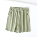 Tangada 2020 Herbst Frauen Terry 95% Baumwolle Anzug übergroße Sets O Hals Hoodies Sweatshirt Shorts Hosenanzüge 6L30