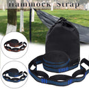 2pcs Hammock Strap 200cm Tree Hanging Spare Part Outdoor Aerial Yoga 600KG Load Portable Outdoor Camping Hammock