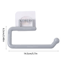 Papierrollenhalter aus Kunststoff, Wandmontage, Handtuchhalter, Organizer, Regal für Küche, Badezimmer