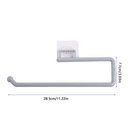 Papierrollenhalter aus Kunststoff, Wandmontage, Handtuchhalter, Organizer, Regal für Küche, Badezimmer