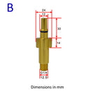 Adaptador de Metal, boquilla de espuma, generador de espuma, pistola de espuma, lavadora de alta presión, espuma de jabón para Nilfisk Karcher Huter Elitech Lavor