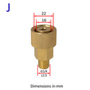 Adaptador de Metal, boquilla de espuma, generador de espuma, pistola de espuma, lavadora de alta presión, espuma de jabón para Nilfisk Karcher Huter Elitech Lavor
