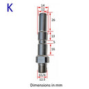 Adaptador de Metal, boquilla de espuma, generador de espuma, pistola de espuma, lavadora de alta presión, espuma de jabón para Nilfisk Karcher Huter Elitech Lavor