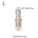 Adaptador de Metal, boquilla de espuma, generador de espuma, pistola de espuma, lavadora de alta presión, espuma de jabón para Nilfisk Karcher Huter Elitech Lavor