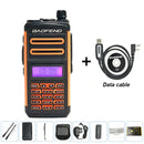 2020 BF X3 Plus High Power Walkie Talkie Long Range Tri-band Ham CB Radio Portable hf Transceiver BaoFeng UV-5R Update Version
