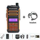 2020 BF X3 Plus High Power Walkie Talkie Long Range Tri-band Ham CB Radio Portable hf Transceiver BaoFeng UV-5R Update Version