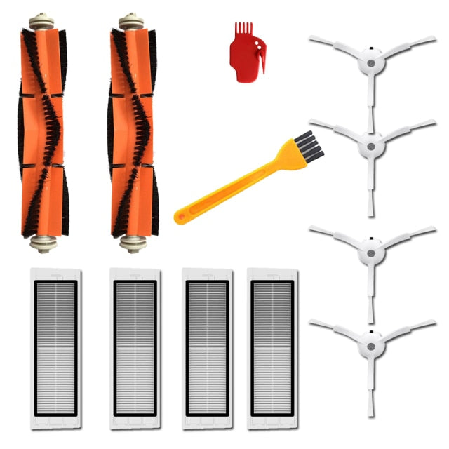 Filtro HEPA cepillo lateral cepillo principal caja de polvo para Xiaomi 1s MI Robot aspiradora 2 Roborock S50 S51 S5 piezas de aspiradora Accesorios