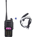Dropshipping Baofeng 9R Plus Waterproof IP67 Walkie Talkie High Power CB Ham 50 20 Km Long Range UV9R Portable Two Way Radio