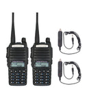 2pcs/lot BaoFeng real 8W UV-82 High Power Two Way Radio Portable Radio Dual Band VHF/UHF 10km long range Walkie Talkie UV82