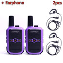 2pcs OPPXUN C51 MINI Walkie Talkie Portable Ham Radio Station Telsiz Headset Transceiver Children Long Range cb  Telefon CD