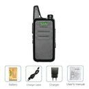 1/2/3/4/5/6PCS Mini Walkie Talkies WLN KD-C1 CB Radio Station UHF 430-440 KDC1 Ham Radio Transceiver Amateur Clear Voice Signal