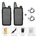 1/2/3/4/5/6PCS Mini Walkie Talkies WLN KD-C1 CB Radio Station UHF 430-440 KDC1 Ham Radio Transceiver Amateur Clear Voice Signal
