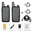 1/2/3/4/5/6PCS Mini Walkie Talkies WLN KD-C1 CB Radio Station UHF 430-440 KDC1 Ham Radio Transceiver Amateur Clear Voice Signal