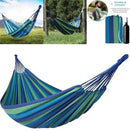 Portable hammock outdoor hammock garden Sports Home Travel Camping swing canvas stripe hammock thickened anti rollover chair