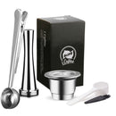 ICAfilas SVIP Edelstahl-Kaffeekapsel für Nespresso wiederverwendbare Inox-nachfüllbare Crema Espress wiederverwendbare Filterkapseln