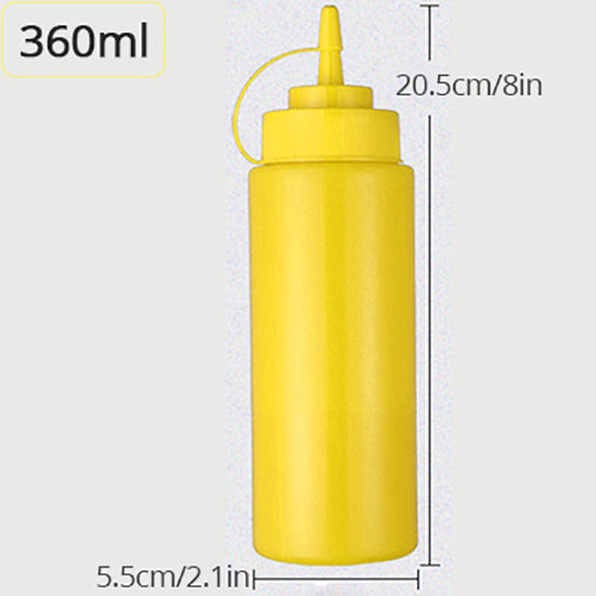 Konco Condiment Squeeze Bottles,For Ketchup Mustard Mayo Hot Sauces Olive Oil Bottles Kitchen Gadget