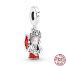 Gran oferta, 100% Plata de Ley 925 auténtica, abalorio de globo Ariel compatible con pulsera Pandora Original, fabricación de joyería DIY de moda para mujer