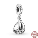 Gran oferta, 100% Plata de Ley 925 auténtica, abalorio de globo Ariel compatible con pulsera Pandora Original, fabricación de joyería DIY de moda para mujer