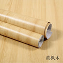 PVC Wood Grain Wallpaper Self Adhesive Waterproof Furniture Stickers Contact Paper Dormitory Kitchen Door Cabinet Desktop Decor