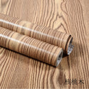 PVC Wood Grain Wallpaper Self Adhesive Waterproof Furniture Stickers Contact Paper Dormitory Kitchen Door Cabinet Desktop Decor