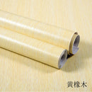 PVC Wood Grain Wallpaper Self Adhesive Waterproof Furniture Stickers Contact Paper Dormitory Kitchen Door Cabinet Desktop Decor