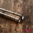 PVC Wood Grain Wallpaper Self Adhesive Waterproof Furniture Stickers Contact Paper Dormitory Kitchen Door Cabinet Desktop Decor