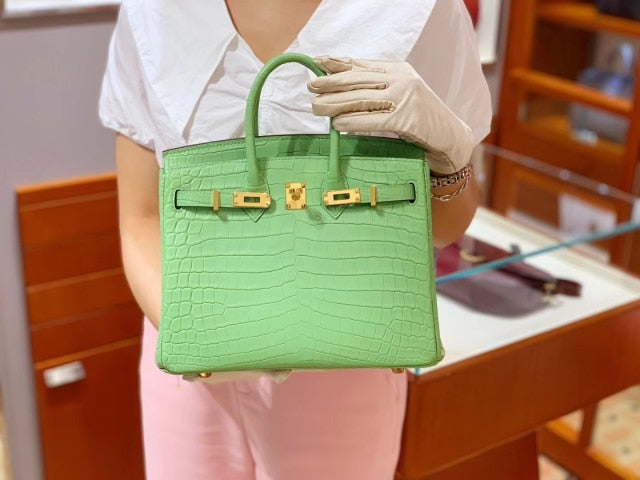 ZMmode BK 25,crocodile leather,all colors can be customized,The highest quality ladies luxury fashion shoulder bag 100% leather