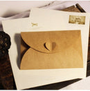 (10 pieces/lot) Mini 10.5x7.2cm Love Buckle Pearl Envelopes Wedding Invitations New Year Greeting Cards Christmas Cards