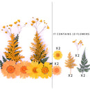 Kleine echte getrocknete Blumen, natürliche Trockenpflanzen für Kerzen, Epoxidharz, Anhänger, Halskette, Schmuckherstellung, Handwerk, DIY Accessori