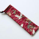 Nueva bolsa de almohada portátil cuchillo tenedor palillos bolsa suave 1 pieza aire algodón cremallera viaje cubiertos bolsa almacenamiento suministros