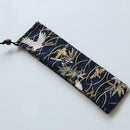 Nueva bolsa de almohada portátil cuchillo tenedor palillos bolsa suave 1 pieza aire algodón cremallera viaje cubiertos bolsa almacenamiento suministros