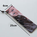 Nueva bolsa de almohada portátil cuchillo tenedor palillos bolsa suave 1 pieza aire algodón cremallera viaje cubiertos bolsa almacenamiento suministros