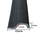 Tira de sellado autoadhesiva para puerta y ventana de 2M, cinta de sellado de espuma acústica insonorizada, herrajes para ventanas