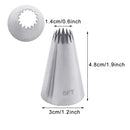 #9FT Large Icing Piping Nozzles Russian Nozzles Pastry Tips Cookies Cake Decorating Tools Tips Cream Fondant Pastry Nozzles
