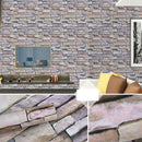 10M Living Room Kitchen Bathroom Waterproof Wall Sticker Home Decor Removable Vinyl PVC Brick Stone Self Adhesive Wallpaper