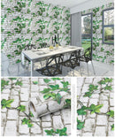 10M Living Room Kitchen Bathroom Waterproof Wall Sticker Home Decor Removable Vinyl PVC Brick Stone Self Adhesive Wallpaper